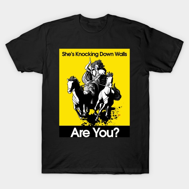 Boudica - Wrecking Walls T-Shirt by The British History Podcast